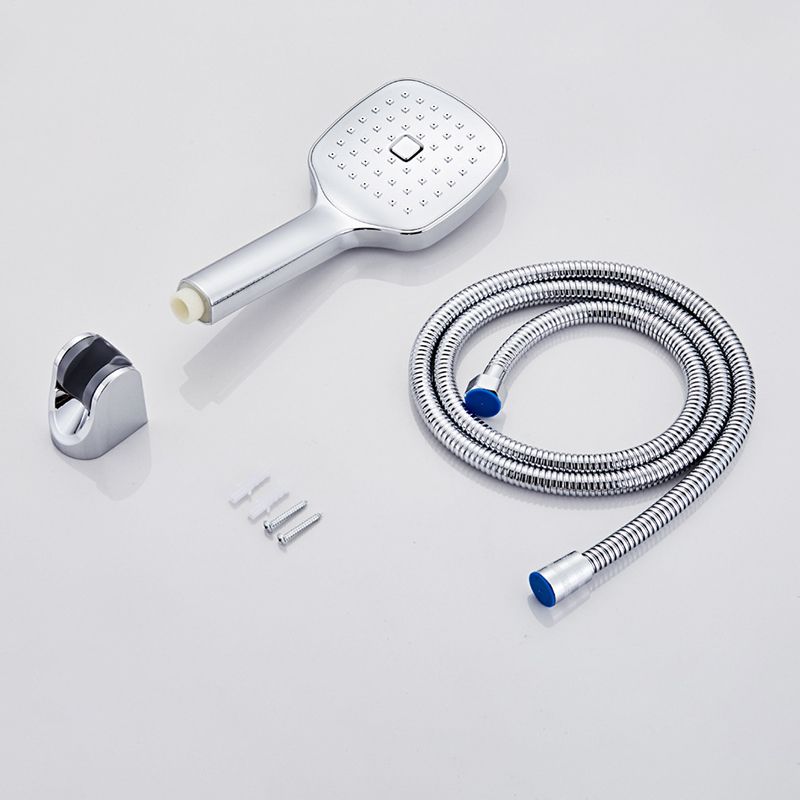 Square Hand Shower Head Modern Wall Mounted Handheld Shower Head