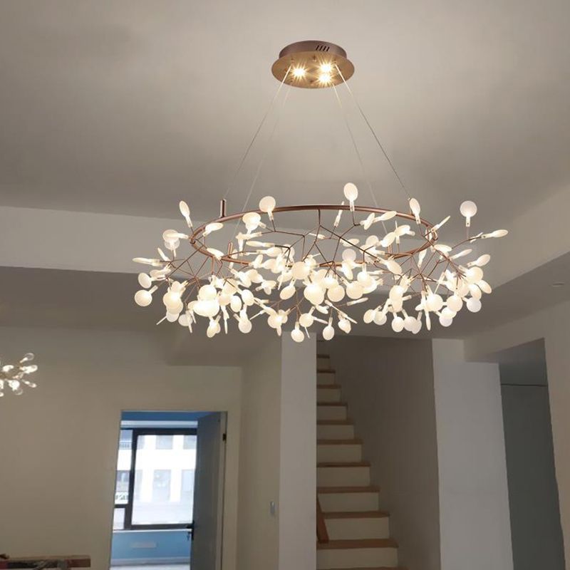 Nordic Modern Characteristic Style LED Chandelier Pendant Light for Bedroom Living Room Dining Room