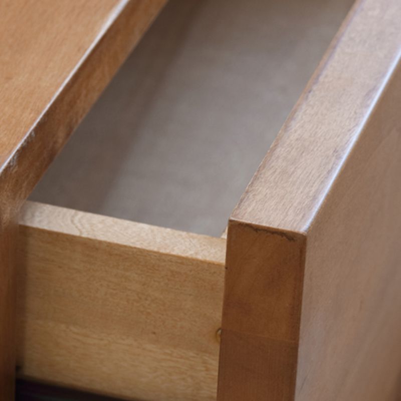 Water Resistant Storage Cabinet Solid Wood Accent Chests with 6 Drawers