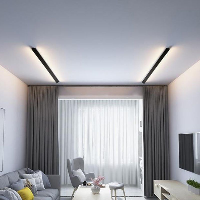 Rectangle Shaped Indoor Wall Mount Light Fixture Modern Style Metal LED Wall Sconce