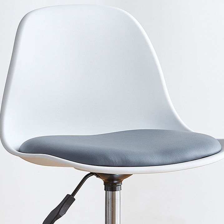 Contemporary Liftable Bar Stool Bucket Counter Bar Stool with Metal Legs