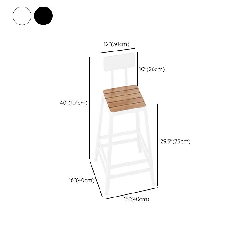 Industrial 1/5/9 Pieces Bar Table Set Rectangle Wood Counter Table with Stools for Balcony