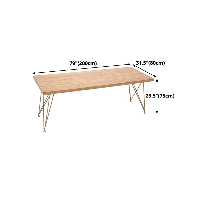 Mesa tradicional de comedor de madera maciza de pino de mesa de lujo para el hogar