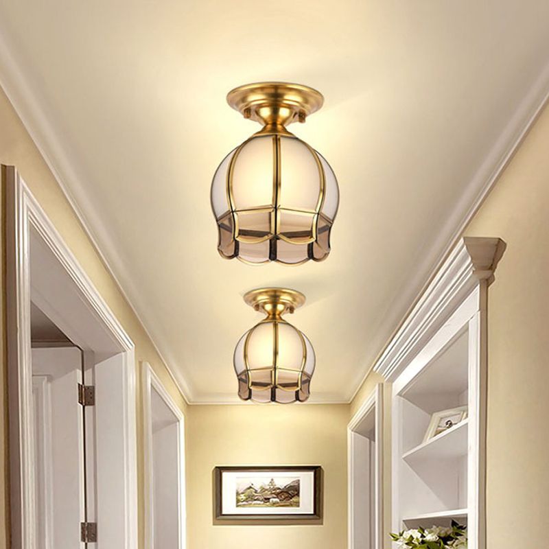 Contemporary Ceiling Light Minimalist Flush Mount Light Fixture for Bedroom