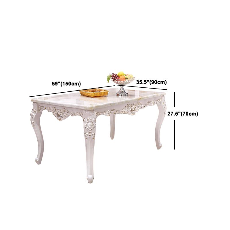 Victoria Rectangle Table Set 1/2/5/7 Pieces Dining Set for Home