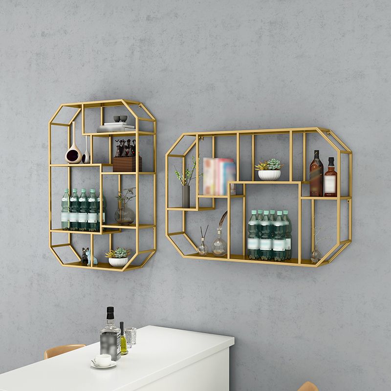 Librovone di unità murale contemporanea di ferro 4/5/6-robrone.