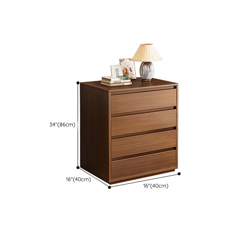 Contemporary Storage Chest Wood Storage Chest for Bedroom 15.7" Wide