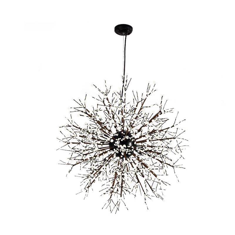 23,5 "/31,5" ampio lampadario di Starburst Lampone Modernismo Crystal Crystal Bilded 8/12 Luci bianche/rosso e verde Sospensione Luce di sospensione verde
