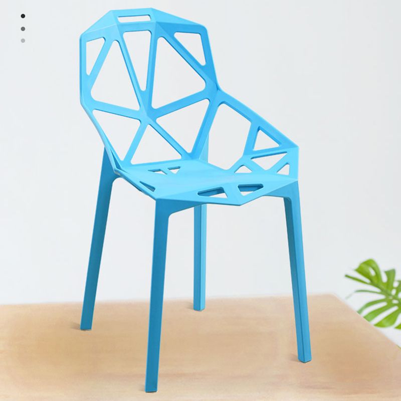 Sillas de comedor de estilo moderno Silla auxiliar de comedor de plástico para cocina