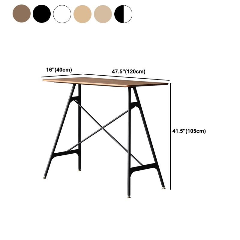 Industrial Pub Table Bar Height Bar Table for Living Room Use