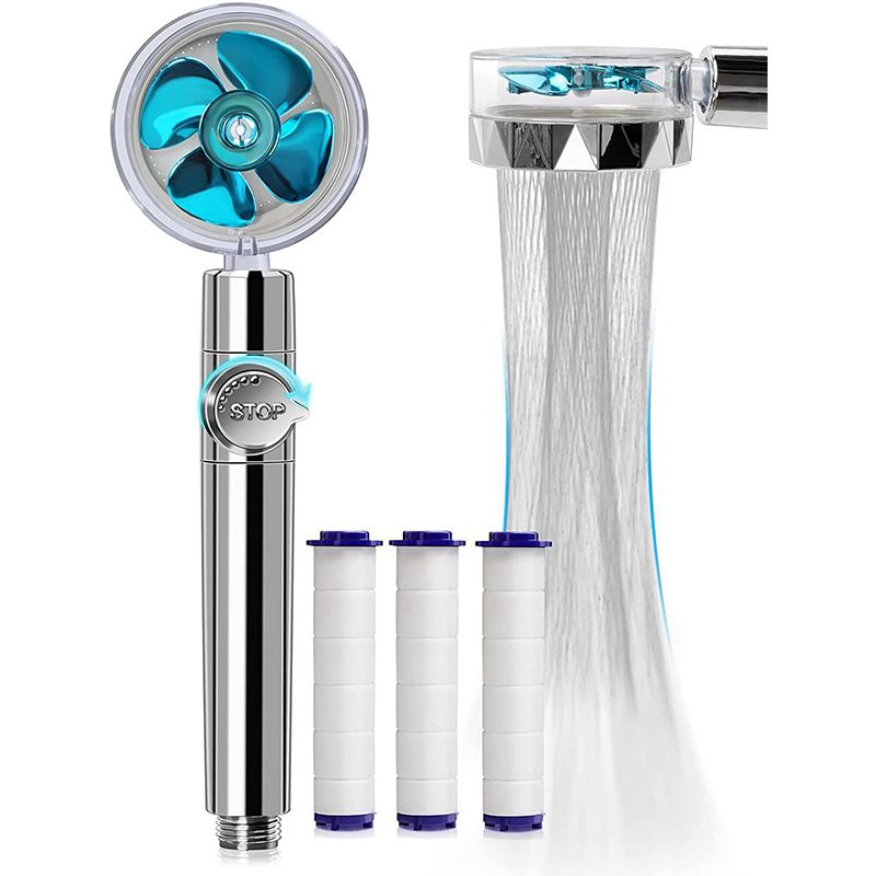 Handheld Shower Head Adjustable Water Flow Wall-Mount Hand Shower