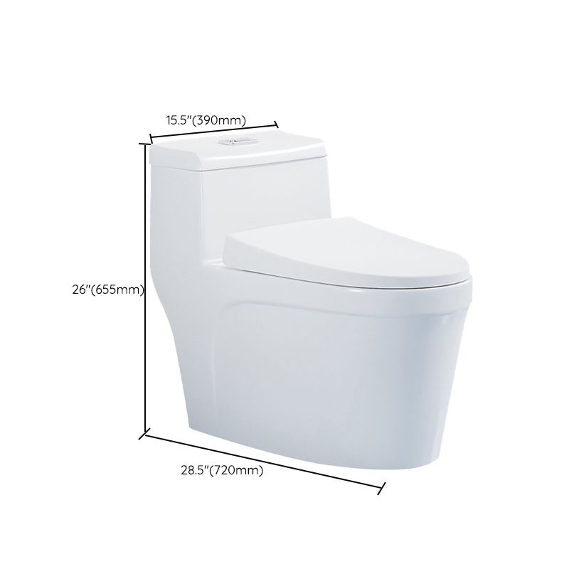Modern One Piece Flush Toilet Floor Mount Urine Toilet for Bathroom