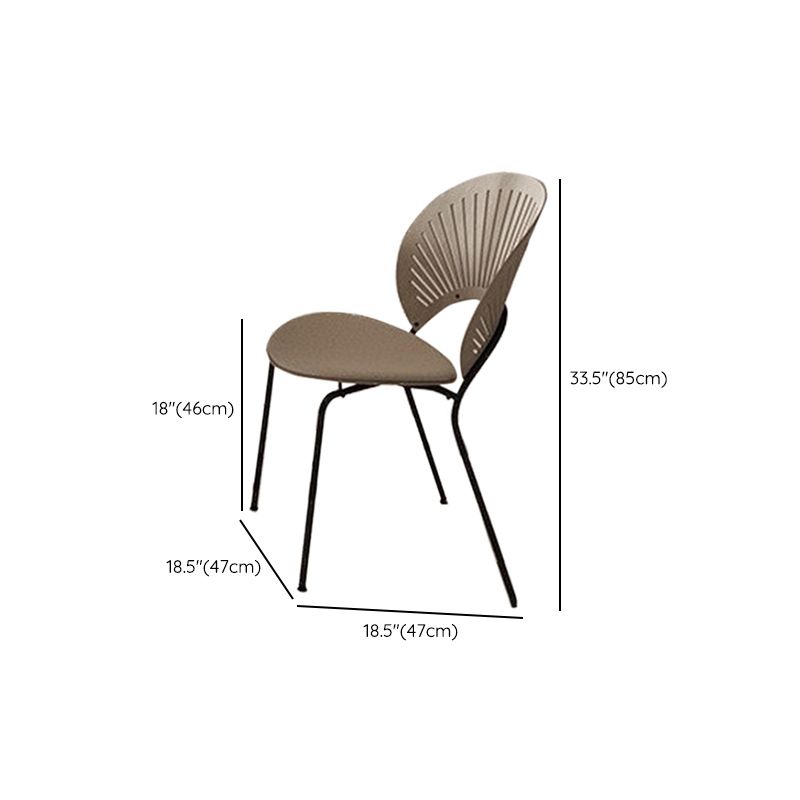 Modern Style Oval Table Set 1/4/5/6/7 Pieces Dining Set with Metal Legs