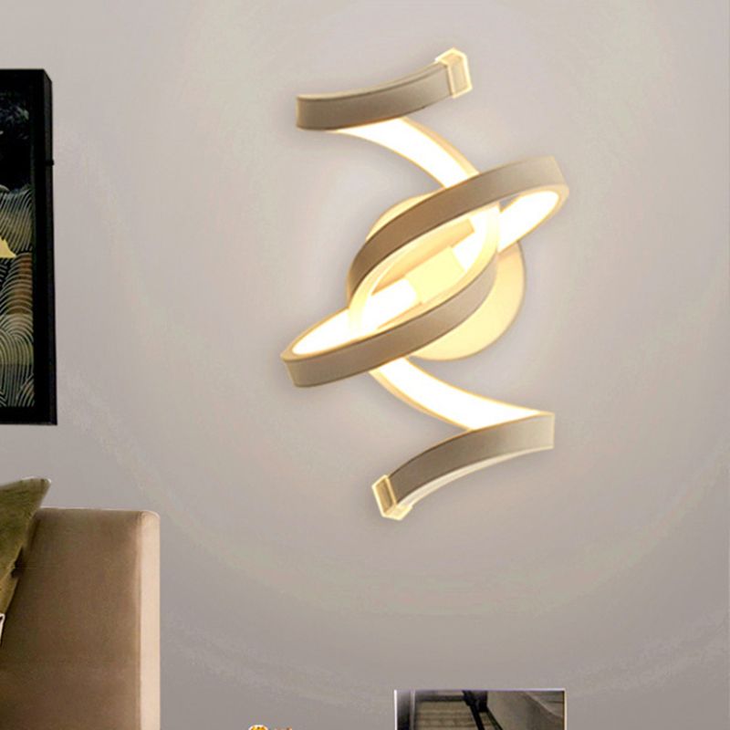 LED Wall Sconce Musical Note Shape Home Decoration Wall Mount Lighting for Bedroom Living Room