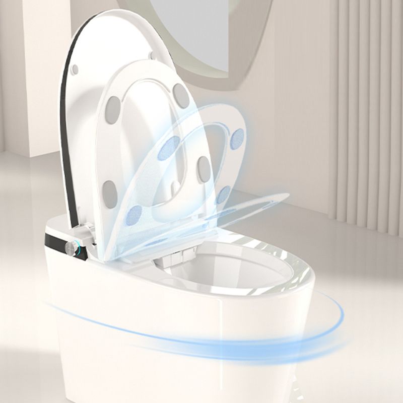 Modern Floor Mounted Toilet Bowl Porcelain Siphon Jet All In One Toilet