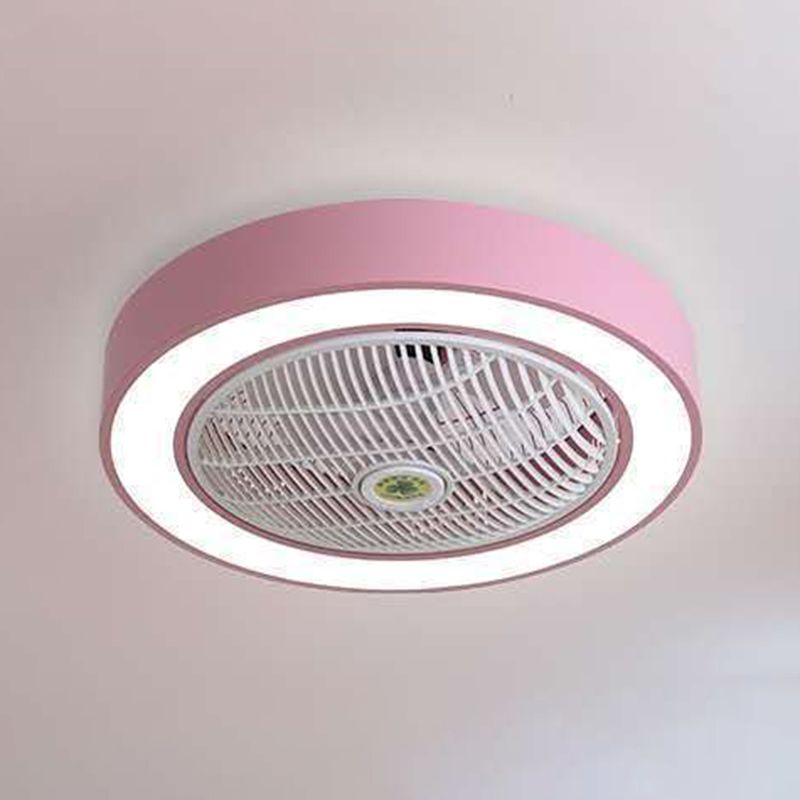 Lámpara de montaje de lavado de led redondo lámpara de ventilador de metal moderno accesorio de luz semi descarga