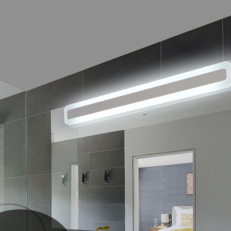 Metal linear Shade Wall Lights Modern 1 Head Wall Mount Fixture in White