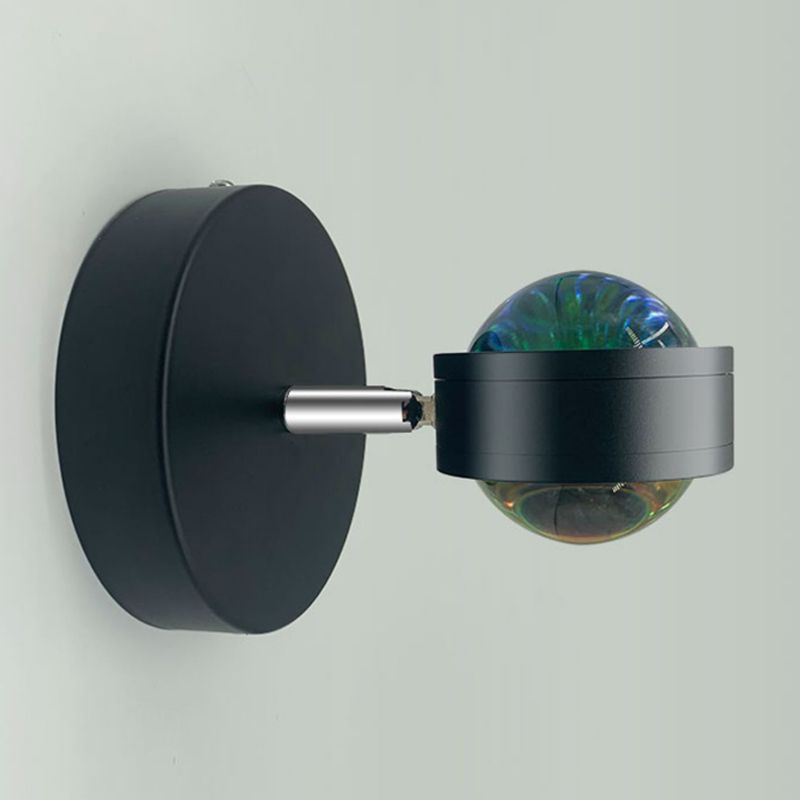 Moderne Stil runde Wandlampen Metall Multi -Leuchten Wandbeleuchtung Armaturen