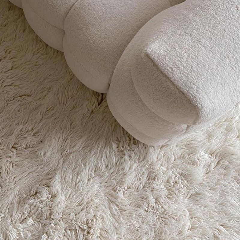 Biscuit Back Sofa Tuxedo Arm Seating in Beige for Living Room