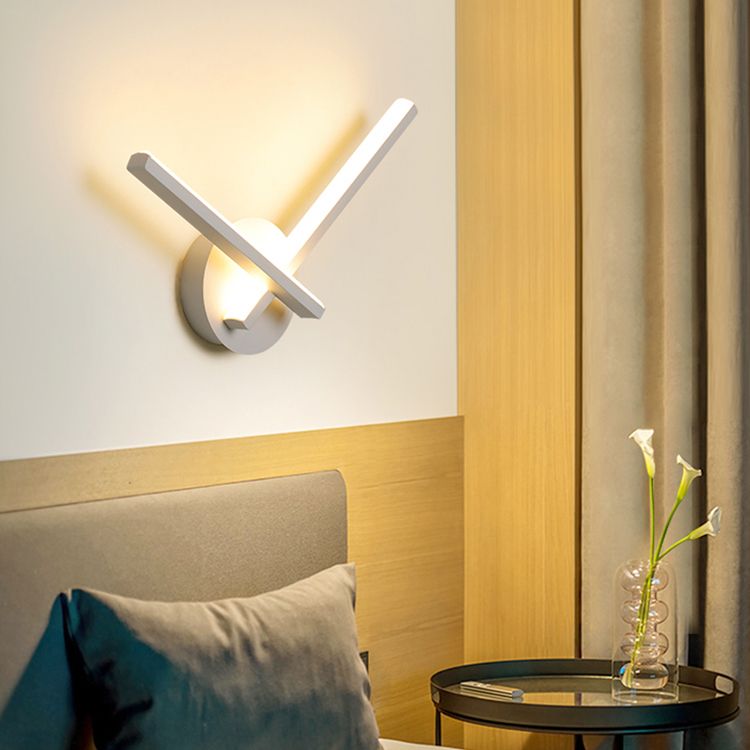 Lampade a sconde lineari in stile minimalista moderno lampade a parete in metallo