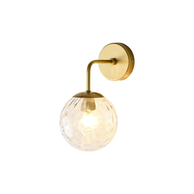 Globe Shade Wall Light Glamp 1 licht Moderne minimalistische stijl SCONCE LICHT VOOR SLAAPKAMER