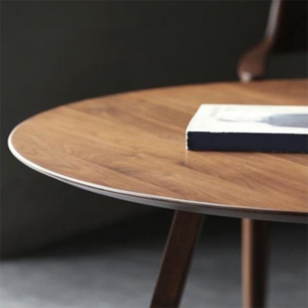 Modern Style Round Wood Table Set 1/2/4/7 Pieces Dining Set for Kitchen