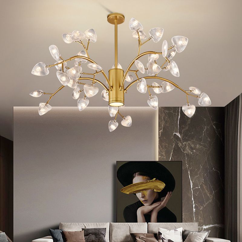 Forma di filiale in metallo lampadario moderno in stile moderno lampada appesa per negozio