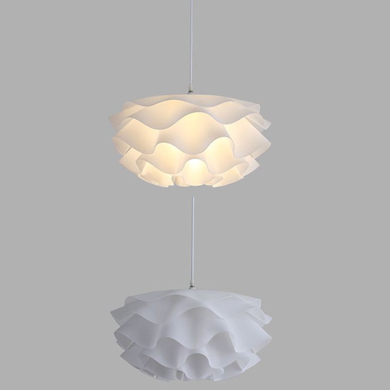 Lámpara colgante de bulbo de una sola sala de estar de estilo moderno luz colgante