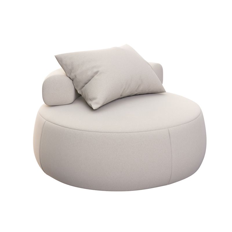33.5"/39.3" Wide Armless Pillow Back Slipper Chair for Bedroom