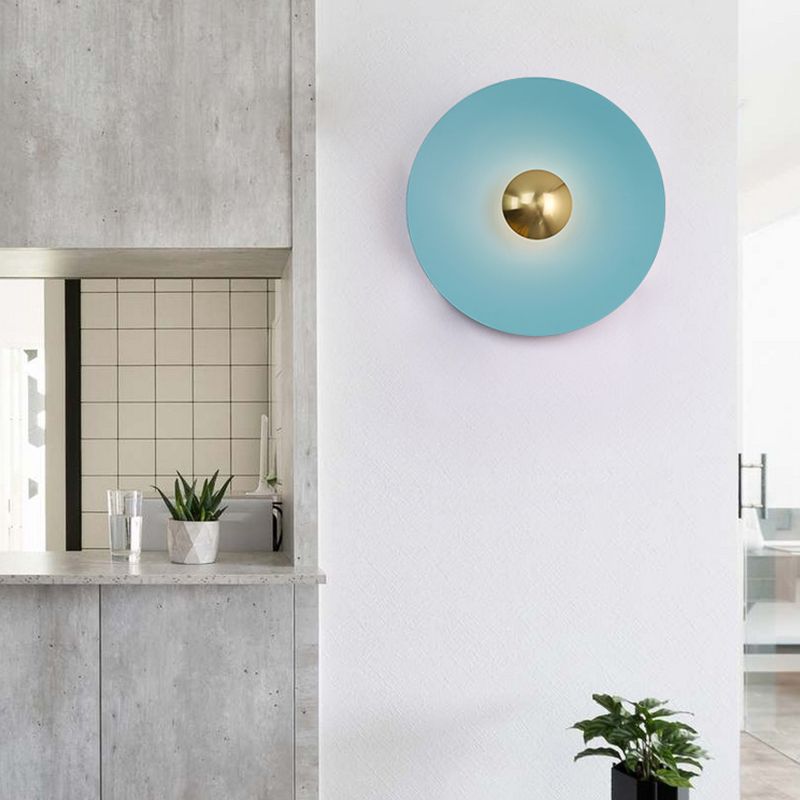 Lampes murales circulaires de style moderne métal 1 les idées d'éclairage mural clair