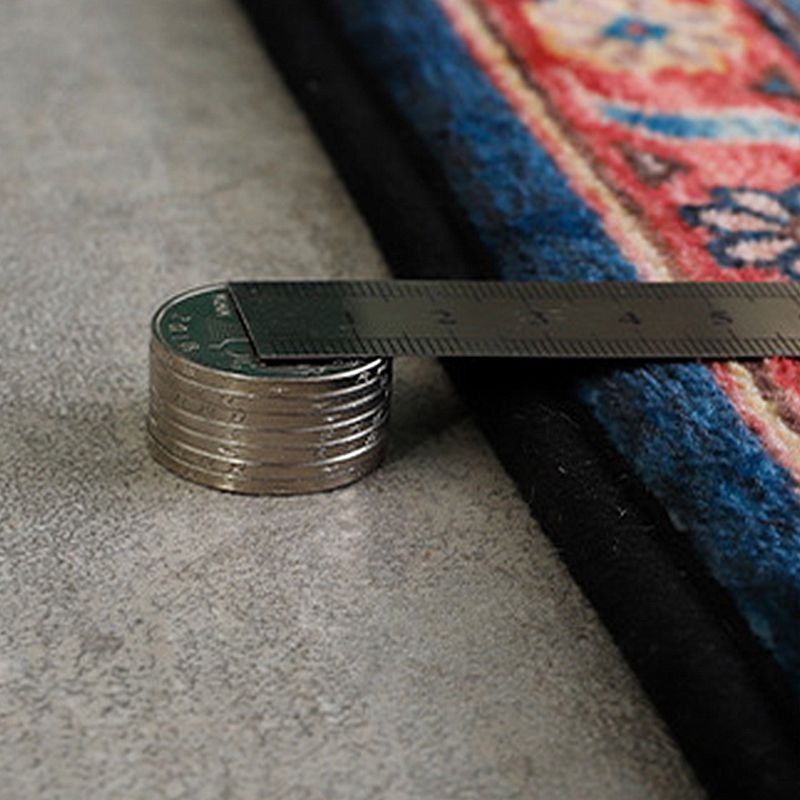 Zwart eenvoudig tapijt polyester abstract patroon tapijt wasbaar tapijt voor woonkamer