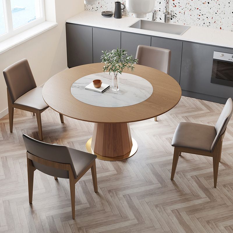 Wood Kitchen Dining Armless Chair Contemporary Solid Back Dining Chair