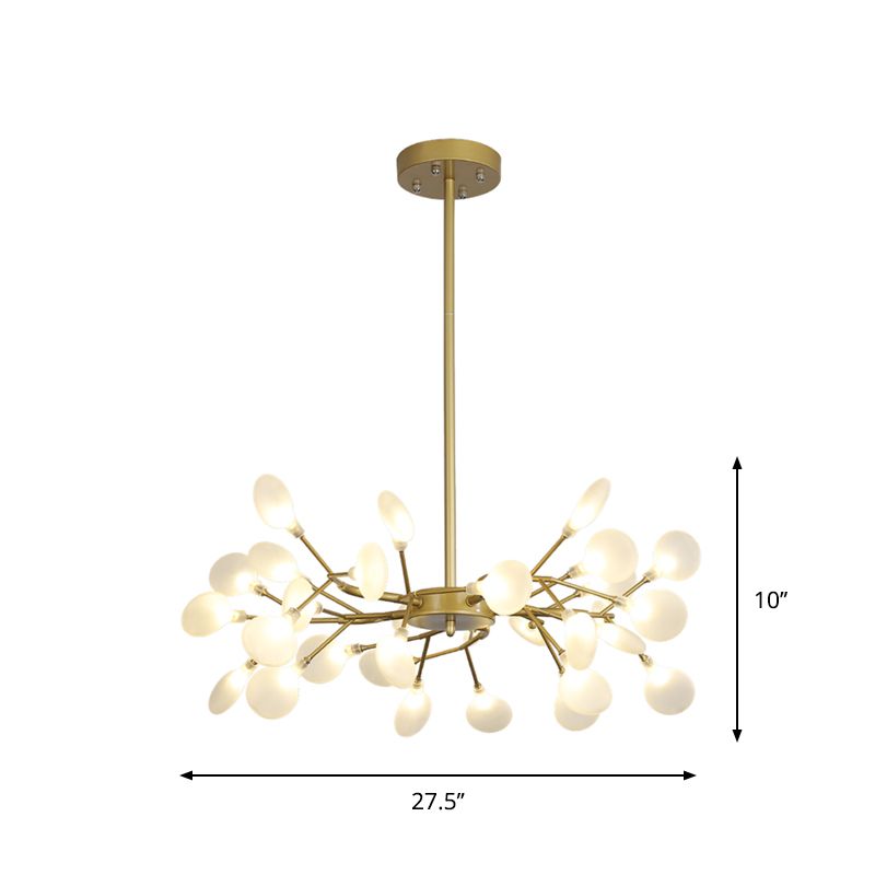 Lampadario in metallo multi-luce del soffitto a soffitto piatto