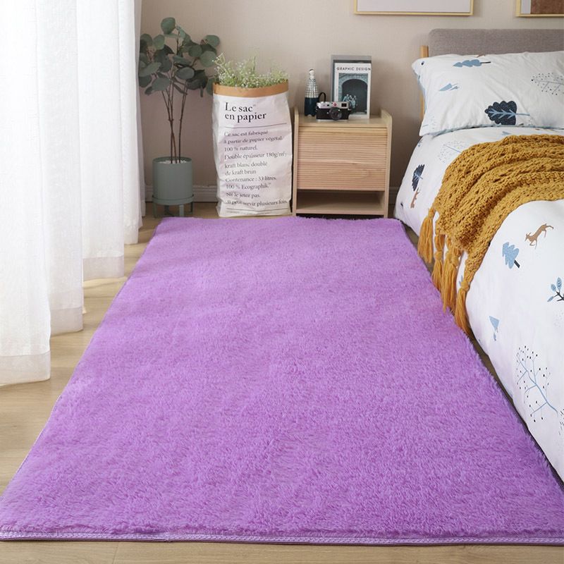 Tappeto in poliestere con tappeto solido minimalista tappeto interno per la camera da letto per adulti