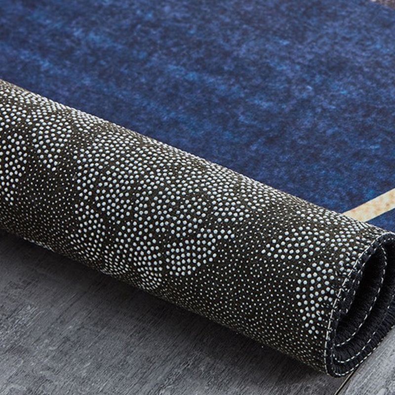 Chic Green Teppich Solid Color Moderner Teppich Polyester Flecken widerstandsfähiger Teppich für Wohnkultur