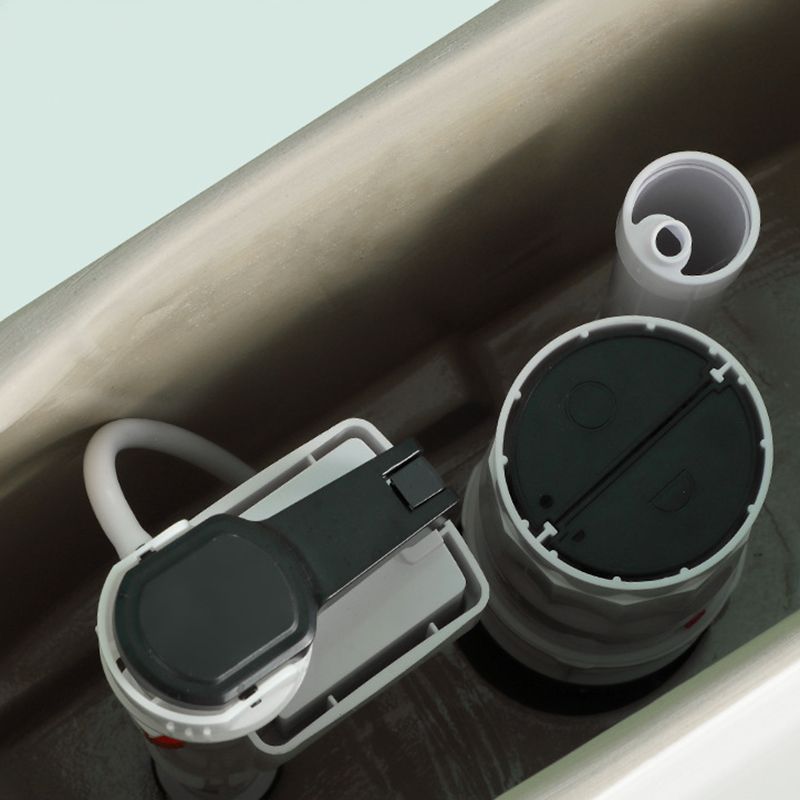 Contemporary All-In-One Toilet White Toilet Bowl with Toilet Seat