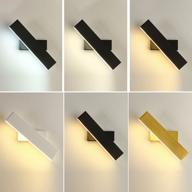 Rotatable Wall Mount Light LED Wall Light with Acrylic Shade for Living Room