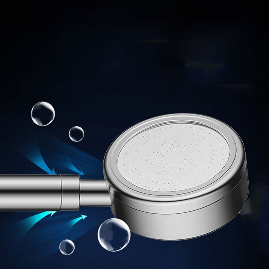 Round Aluminium Hand Shower Water Efficient Wall-Mount Hand Shower