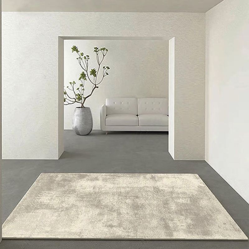 Color Mixed Casual Area Carpet Polyester Mottled Effect Indoor Rug Easy Care Carpet for Living Room