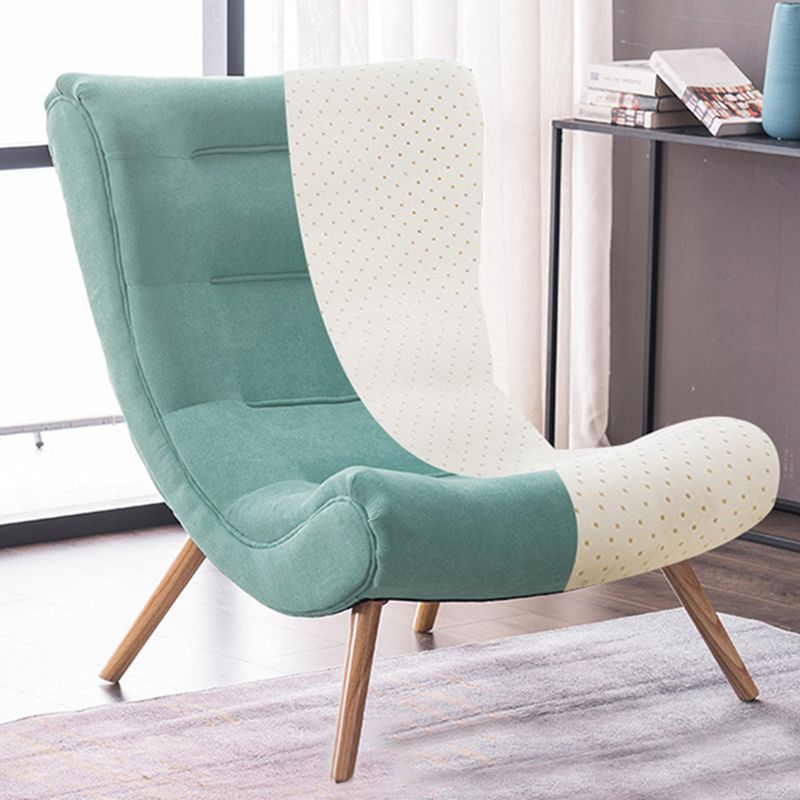 Upholstered Armless Accent Chair Living Room Sleeper Sofa Chair in 40"L x 32"W x 29.5"H