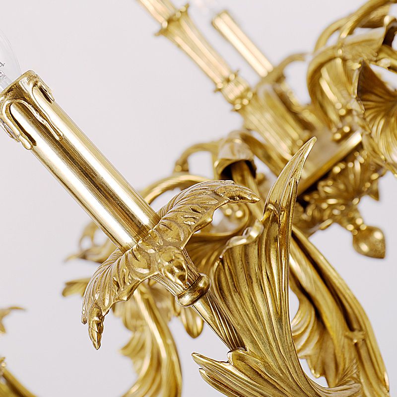 Candelabra lampadario in metallo lampade antichi soggiorno sospeso Apparecchio di illuminazione sospeso