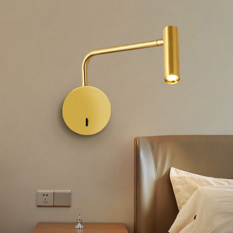 Luz de pared de lectura de aluminio moderna Luz LED LED LOW LIGHTIVE para dormitorio