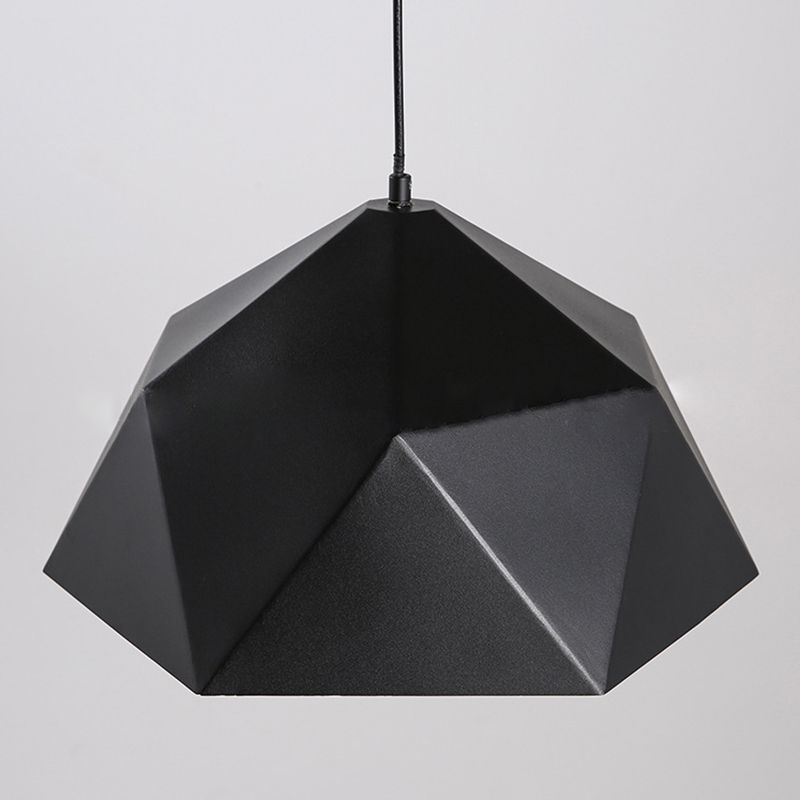 Geometrisch geformte kreative Metallhänge hängendes Licht Single Birne Moderner Stil Einfachheit Licht Beleuchtung Anhänger