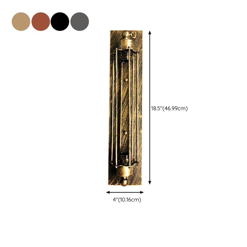 Modern Wall Sconce Frame Shape Wall Light with Metal Shade for Bedroom