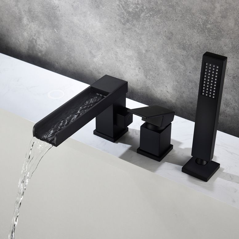 Modern Bathtub Faucet Solid Color Deck Mount Roman Tub Faucets