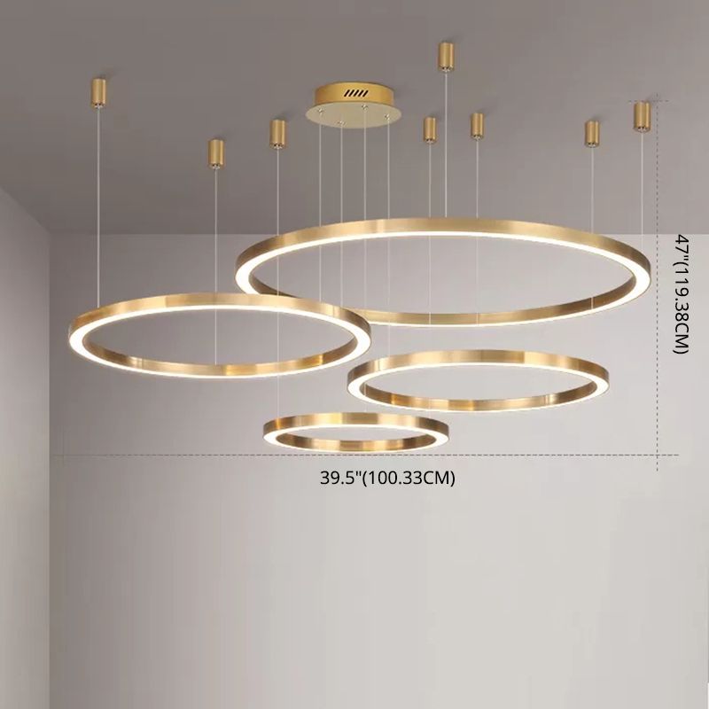 Orbiculaire metalen hanger verlichtingsarmaturen Minimale slaapkamerhangerverlichtingsarmaturen