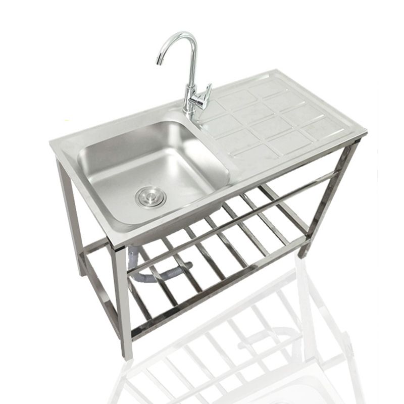 Kitchen Sink Stainless Steel Drop-In Rectangle All-in-one Kitchen Sink