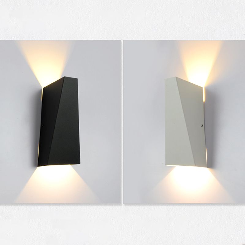 Illuminazione murale geometrica minimalista contemporanea illuminazione da parete esterna