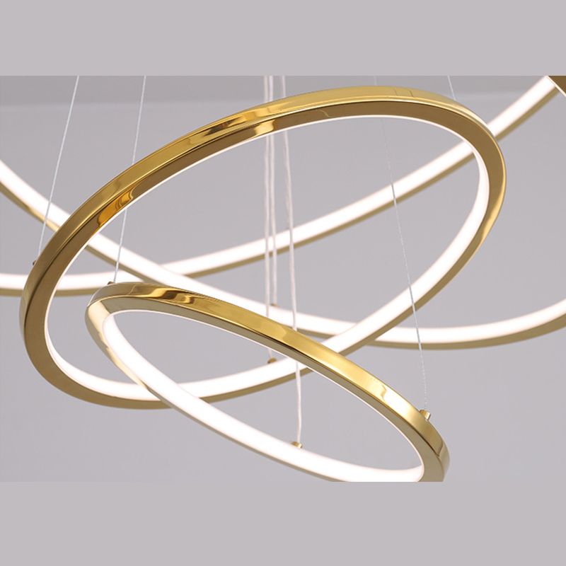 Multi-Rings Hanging Pendant Lights Modern Metal Pendant Lights