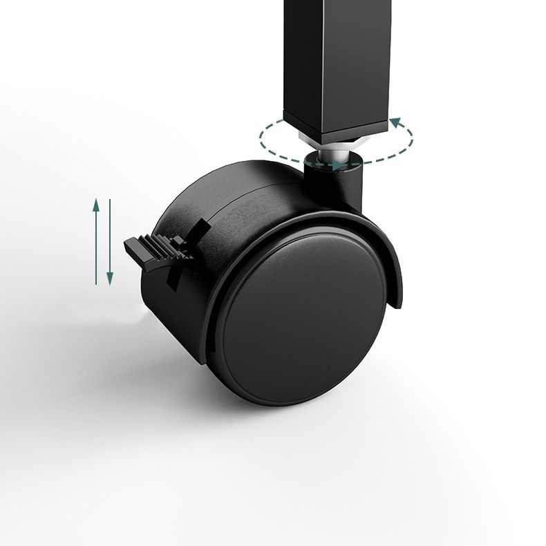 Modern Style Open Bookshelf Wooden Shelf Bookcase with Caster Wheels